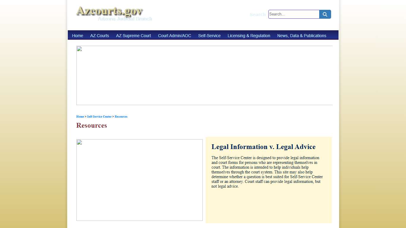 Self-Service Center Resources